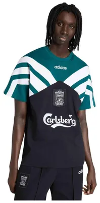 Zdjęcie produktu dla Adidas KA8097_195, Koszulka, Męski, Czarny, Zielony, S, Wycięcie pod szyją, Krótki rękaw