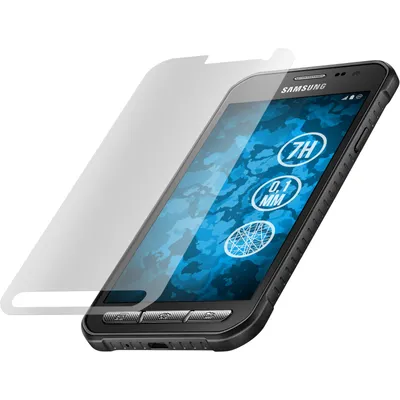 Produktbild von 6er-Pack PhoneNatic Displayschutzfolien Fiber-Glas klar  kompatibel mit Samsung Galaxy Xcover 3