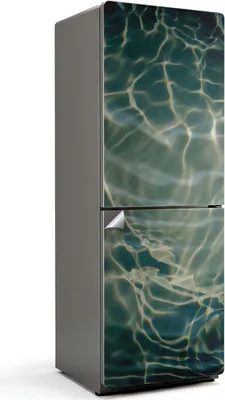 Produktbild von Abstraktes Rauchmuster – Kühlschrank Aufkleber – Klebefolie Kühlschrank – Kühlschrank Nachbildung – Kühlschrankfolie selbstklebend – Küchen Nachbildungation – 70x190 cm