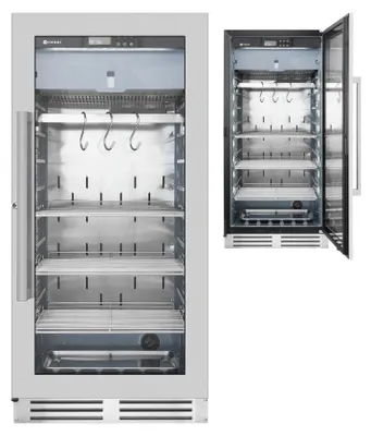 Zdjęcie produktu dla Szafa Do Sezonowania Dojrzewania Mięsa 233 L 170 W 595X760X1270 Mm