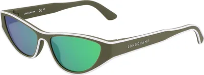 Image de LONGCHAMP LO761S 318 MATTE KHAKI 56/15/140 FEMALE Lunettes de soleil