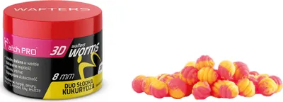 Produktbild von Wafters MatchPro 3D-Würmer Duo Zuckermais 8mm 20g