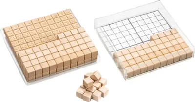 Image de Jeu de centimes naturel 10 x 10 cm (29 pièces)