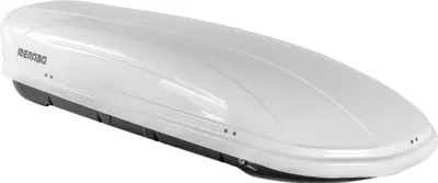 Produktbild von Menabo | Dachbox - 460 L - Weiß - 195x79x36 cm - Tragfähigkeit 75 kg - Diebstahlsicherung - Schnellbefestigungssystem