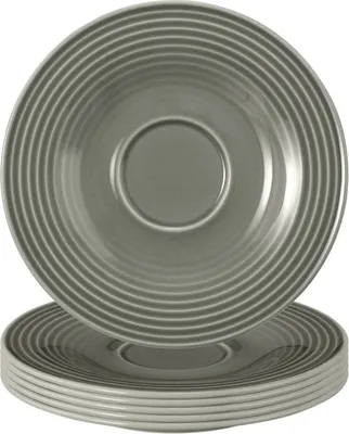 Produktbild von Seltmann Weiden Beat Perlgrau Kombi-Untertasse 13,5 cm 6er Set