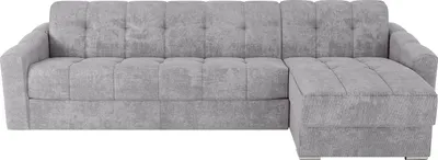 Produktbild von Eckschlafsofa mit Matratze - Strukturstoff - Hellgrau - Liegefläche 160 cm - Matratze 22 cm mit Memory Schaum - DARIELO