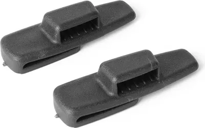 Produktbild von 2 Stück Auto-Sicherheitsgurt-Schnallenhalter, Geräuschreduzierer, selbstklebend, universell, schwarz, für Fahrzeuge, LKW, SUV, Auto, elastisches Band, Schnallenfixator, Stabilisator, Auto-Sicherheitsgurt-Zubehör