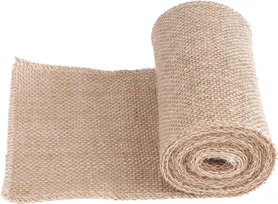 Zdjęcie produktu dla Jutowa wstążka jutowa w rolce, szer. 5 cm/10 cm/15 cm, do dekoracji domu, na przyjęcie bożonarodzeniowe (szerokość 15 cm, długość 3 metry)