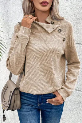 Produktbild von OMG Damen-Kapuzenpulli ohne Kapuze Wallingvere aprikose M