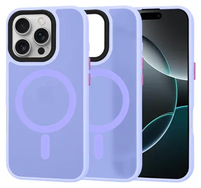 Obrázek produktu pro Techsuit HaloFrost Zadní kryt s MagSafe pro Apple iPhone 16 Pro - Světle fialový