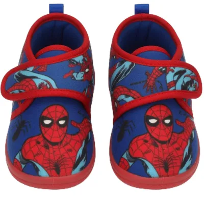 Produktbild von Disney Spiderman Hausschuhe Kinder Junge, Spider Man, Schlappen für Kinder (Blau
