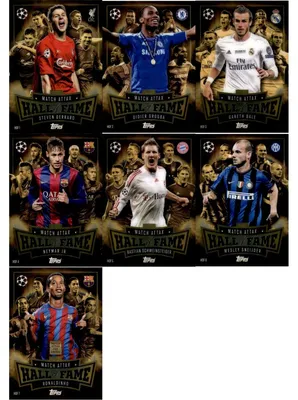 Image de Topps - Match Attax Ligue des champions 2025/26 - Cartes à collectionner - Les 7 cartes « Hall of Fame »