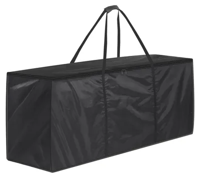 Produktbild von XXL Aufbewahrungstasche 670L für Gartenauflagen & Polster, Wasserabweisend, Staubdicht, 173x51x76cm, Schwarz