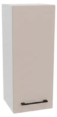Produktbild von Küchenhängeschrank 30 cm - Beige matt - Modulküche - Soft-Close-System - Küchenschrank - Universelle Frontmontage