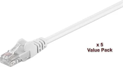 Immagine prodotto di MicroConnect U/UTP CAT5e 15M bianco 5 pz