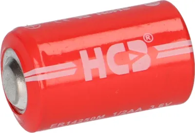 Produktbild von HCB Lithium 3,6V Batterie ER14250M 1/2AA-Zelle, Hochstrom -40°C + 85°C