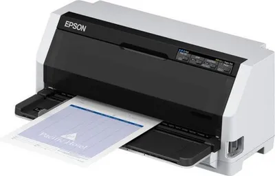 Obrázek produktu pro Epson LQ-690II, 487 počet znaků za sekundu, 4800 x 1200 DPI, 366 počet znaků za sekundu, 121 počet znaků za sekundu, 7 kopie, CODABAR (NW-7), Code 39, Code-128 Codabar Library, EAN128, EAN13, Industrial 2/5, Interleaved 2/5,...