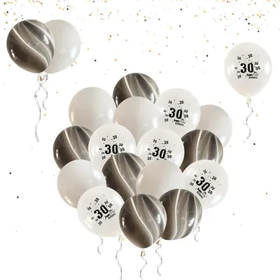 Immagine prodotto di Palloncini per il trentesimo compleanno, set grande e resistente