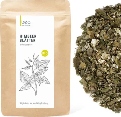 Produktbild von Himbeerblätter Tee, BIO-Kräutertee aus Wildpflückung, 40g