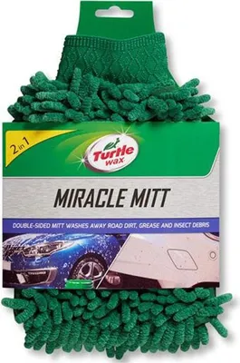 Image de Turtle Wax Gants de lavage voiture Chenille Microfibre Pads de lavage Miracle Mitt