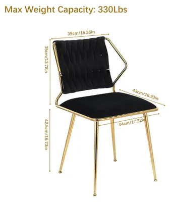 Obrázek produktu pro Jídelní židle - Sada 2 kusů - Židle - Designové židle - Pohodlné židle - Ergonomický design