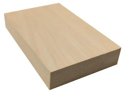 Produktbild von 1 Stück Lindenholz, unbehandelt zum Drechseln oder Schnitzen 15x10x2,5 cm