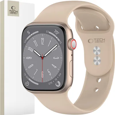 Obrázek produktu pro Tech-Protect Silikonové Hodinky Apple 4 / 5 / 6 / 7 / 8 / 9 / Se / Ultra 1 / 2 (42 / 44 / 45 / 49 Mm) Ořech