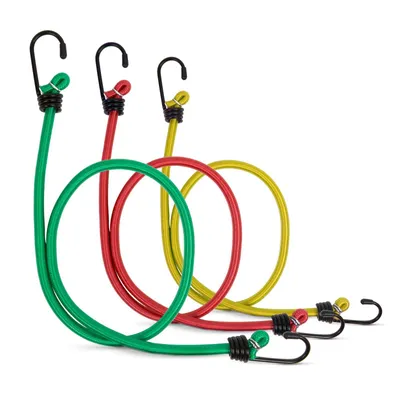 Immagine prodotto di Set di cinghie di fissaggio in gomma - 2 pezzi x 45 - 60 - 80 cm