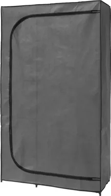 Produktbild von Livarno Home Textilkleiderschrank ca. 100 x 174 x 46 cm mit 7 Ablagefächern Anthrazit