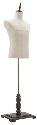 Produktbild von Schaufensterpuppe Mann - Ganzkörper Mannequin - Mit Standfuß - PP-Kunststoff - Für Boutiquen, Bekleidungsgeschäfte und Schaufenster