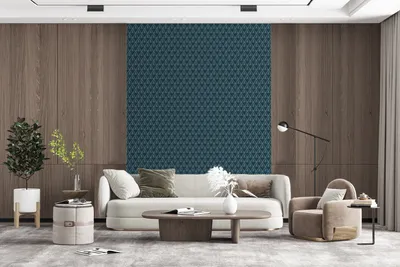 Produktbild von MuchoWow® Fototapete für Wohnzimmer oder Schlafzimmer Wandtapete Vinyl Motivtapete Design - Jungen - Dreieck - Kind - 190x260 cm - Papiertapete