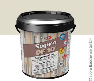 Produktbild von Sopro DesignFuge Flex DF 10 Silbergrau 17 1kg Eimer