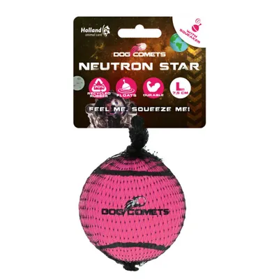 Productafbeelding van Dog Comets: Honden speelgoed, tron Star, roze, maat: L