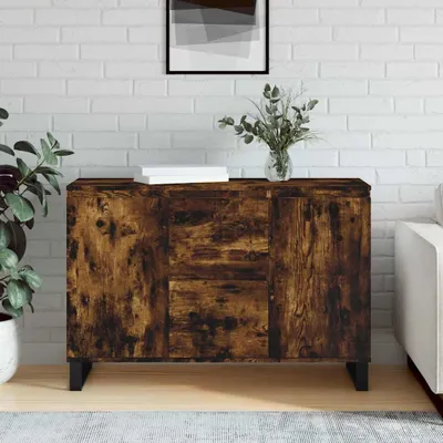 Produktbild von vidaXL Sideboard Räuchereiche 101,5x35x70 cm Holzwerkstoff