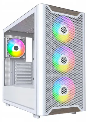 Zdjęcie produktu dla Montech XR, Tower, PC, Biały, ATX, micro ATX, Mini-ITX, 17,5 cm, 42 cm