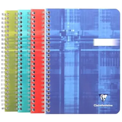 Image de Clairefontaine Carnet à spirales DIN A5 / 90 feuilles blanco