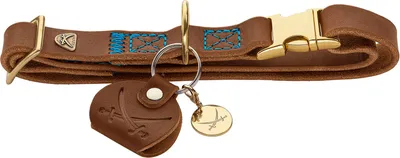 Produktbild von Hunter Halsband Sansibar cognac, Größe: L / Breite: 2,0 cm