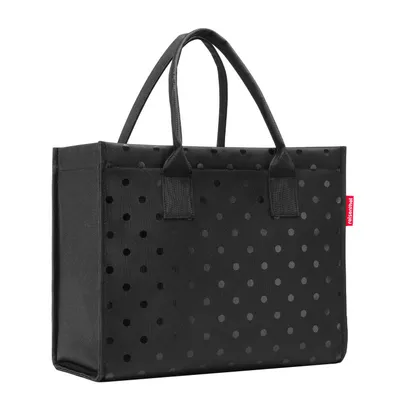 Produktbild von reisenthel daily shopper glossy dots black, KI-generiertes Bild