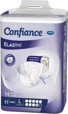 Obrázok produktu pre Plienky pre dospelých Hartmann Confiance Elastic 9, veľkosť L (115–145 cm), 14 ks