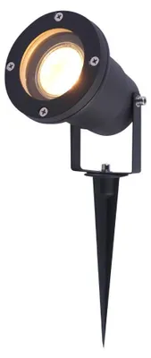 Image de HOFTRONIC - Spot à piquet LED GU10 4W 345lm 2700K IP65 Noir