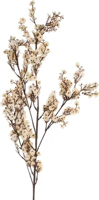 Produktbild von Clayre & Eef Kunstblume 10x8x104 cm Weiß Kunststoff
