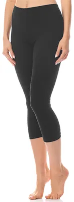 Image de Legging 3/4 en coton pour femme Antié AN60-101 (Graphite, S)