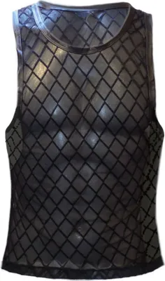 Produktbild von Men y Mesh Plaid Transparent Tank Tops Undershirts
