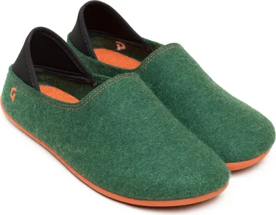 Produktbild von Gottstein Wool Slip-On Hausschuh Slipper für draußen und drinnen, Aus 100% Schurwolle, Mit rutschfester Gummisohle