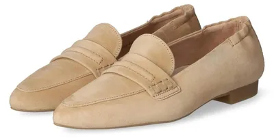 Immagine prodotto di Scarpe mocassino da donna Paul Green, color beige, in pelle scamosciata, taglia 42