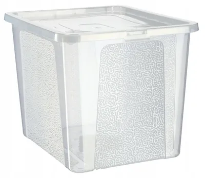 Produktbild von Kunststoff Aufbewahrungsbox - Aufbewahrungsbehälter - 30 l - Stapelbar - Transparent - Mit Deckel und Verschluss