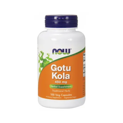 Produktbild von NOW Foods Gotu Kola 450mg 100 vkaps