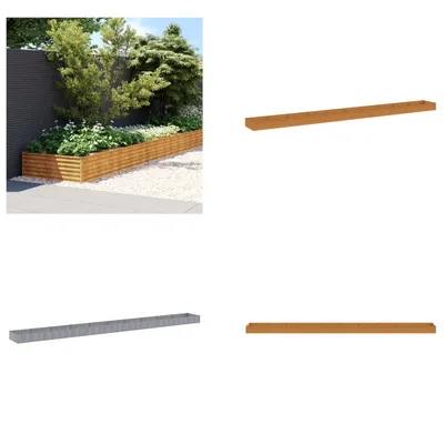 Produktbild von vidaXL Hochbeet 960x100x36 cm Cortenstahl - Hochbeet - Hochbeete - Pflanzgefäß - Blumengefäß