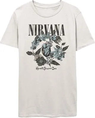 Immagine prodotto di Nirvana Heart Shape Box White M T-shirt