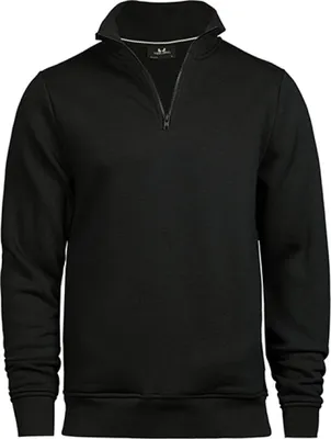 Produktbild von Tee Jays 5438 | Herren Sweat Half Zip Sweatshirt - Farbe: Black - Größe: S